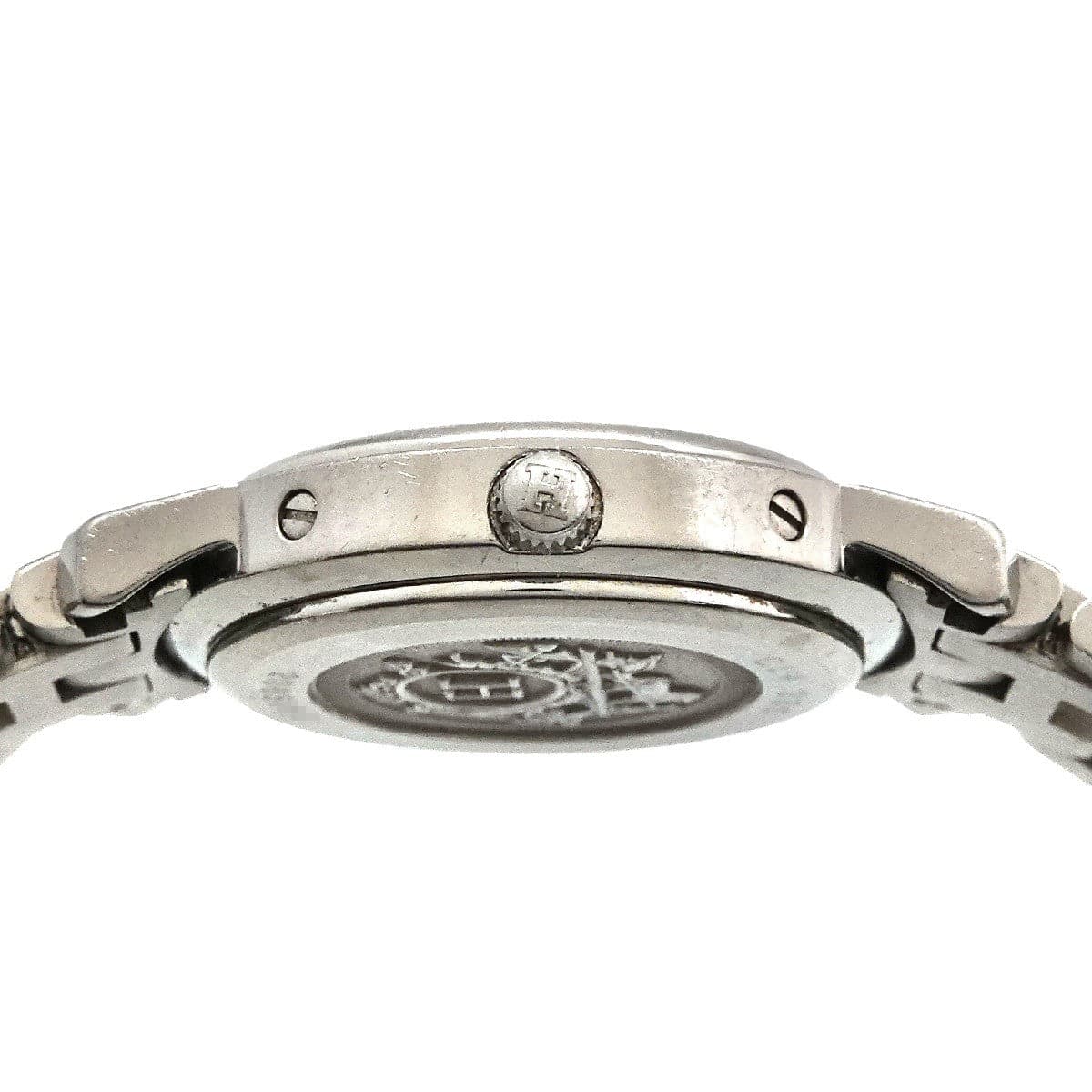 Luxury Promise Japan HERMES Clipper Nacre CL4.230 12P Diamond Bezel Pink Shell Dial Quartz 90300264