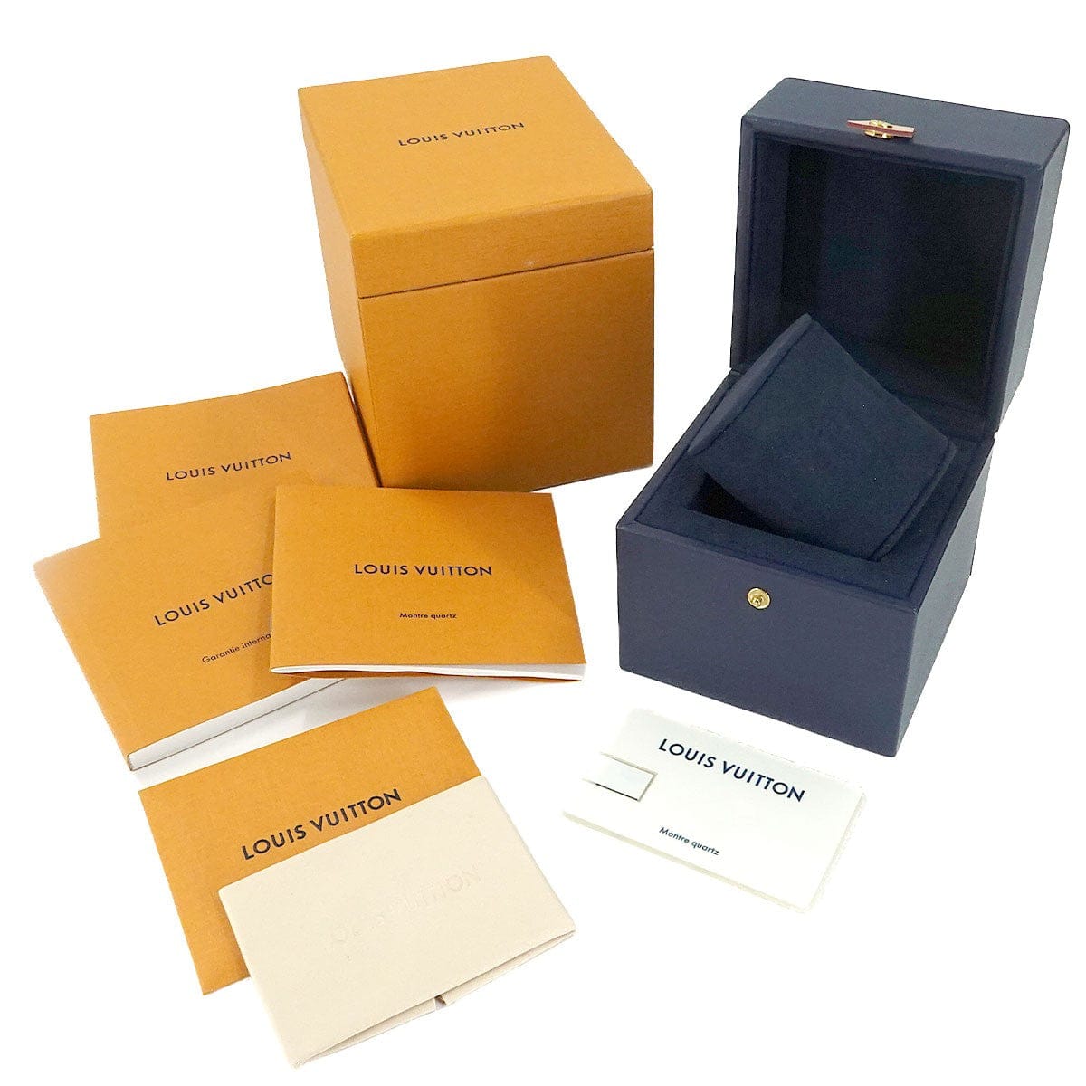 Luxury Promise Japan LOUIS VUITTON Tambour New Wave MM QA092 Quartz Ladies Watch 90307620
