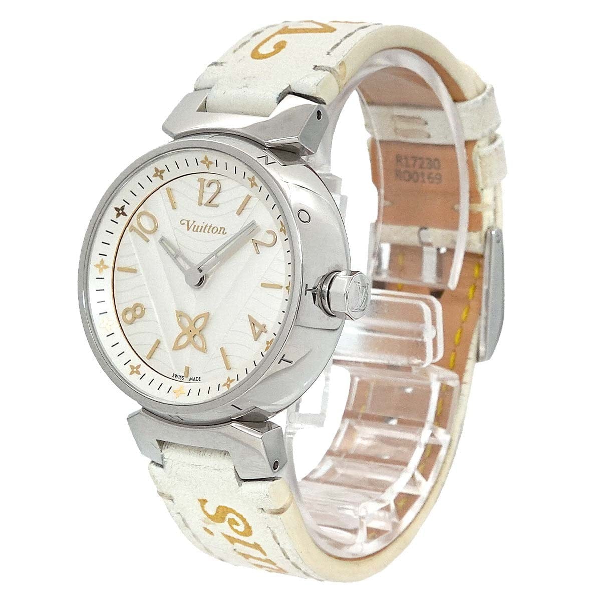 Luxury Promise Japan LOUIS VUITTON Tambour New Wave MM QA092 Quartz Ladies Watch 90307620
