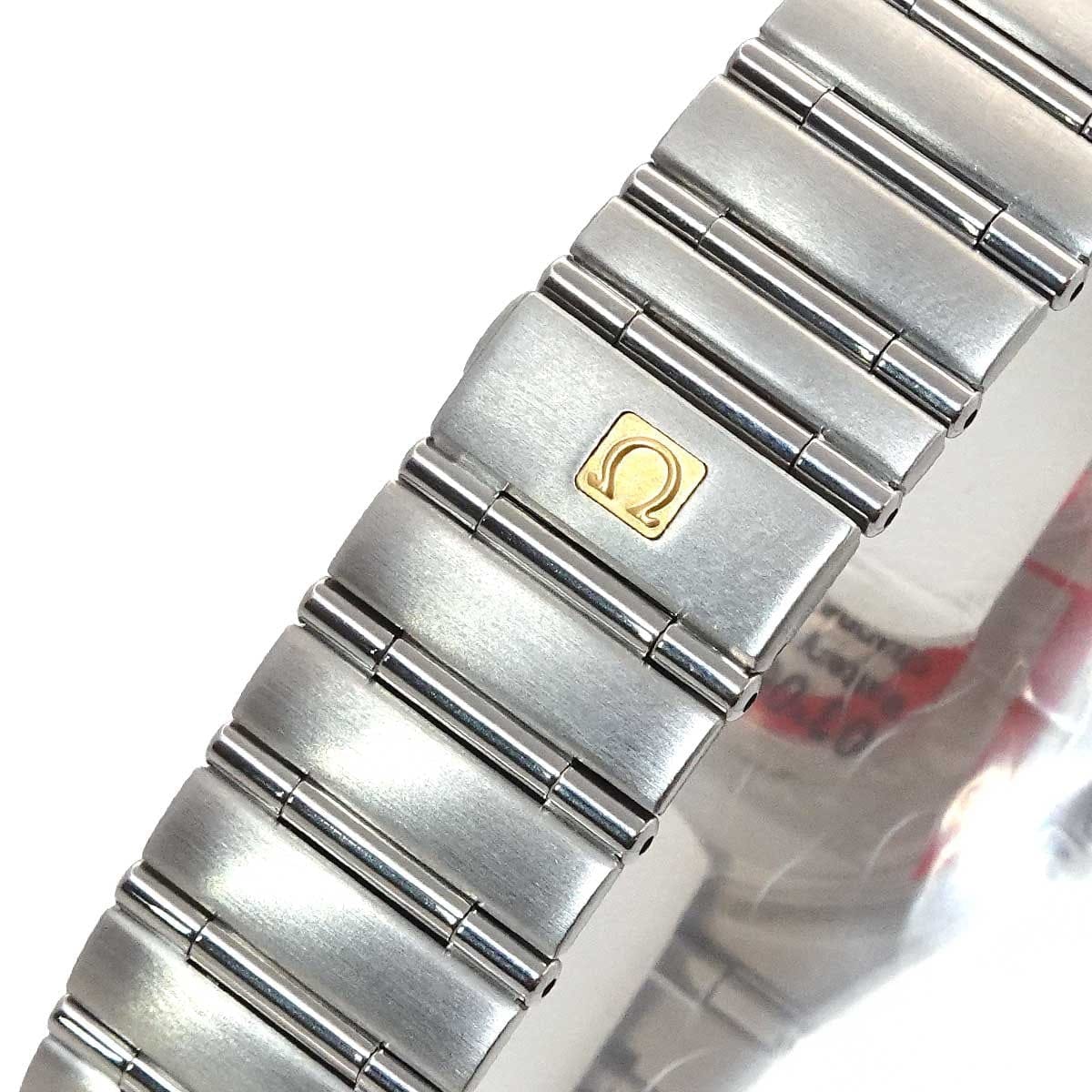 Luxury Promise Japan OMEGA Constellation 1512 30 Quartz Date Silver Dial Mens Watch 90308868