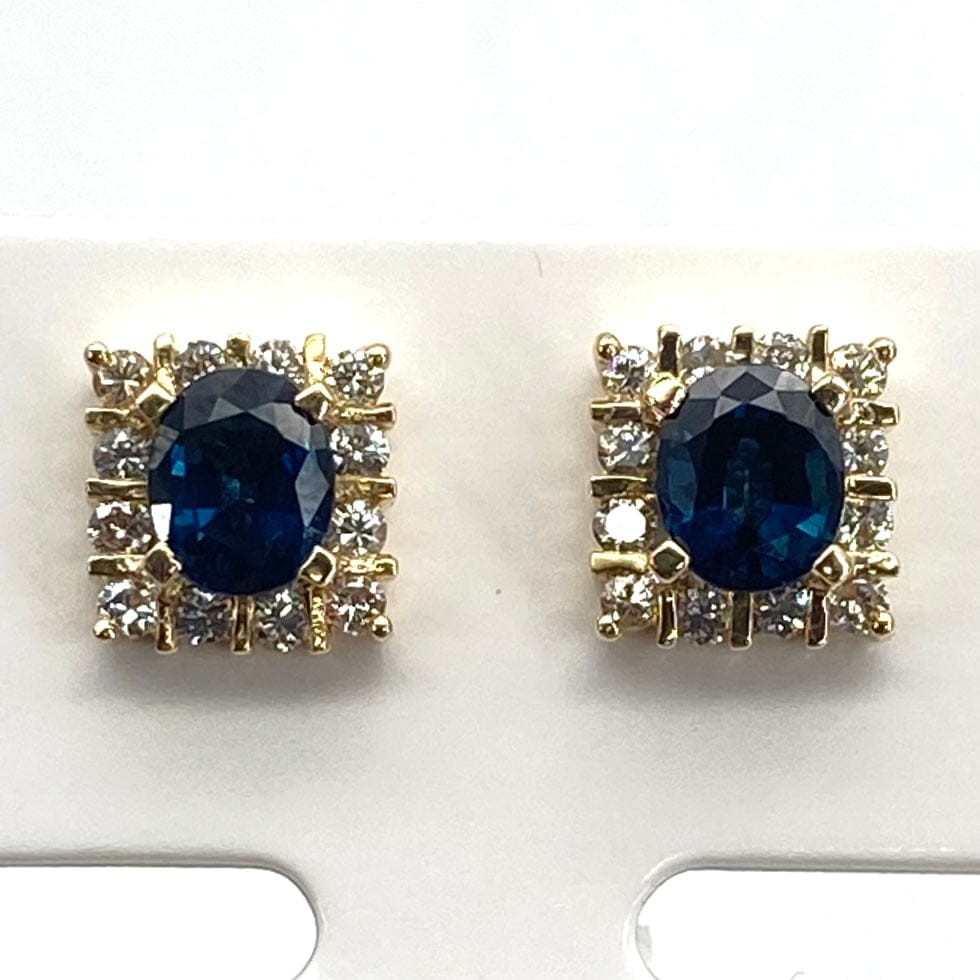 Luxury Promise Japan K18 Sapphire Earrings Ponte Vecchio SA 0.30 SA da 3.2g Others Normal K 26-98-0