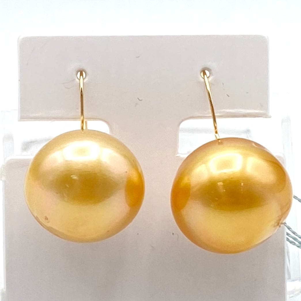 Luxury Promise Japan K18 South Sea Pearl Earrings 8g 52536