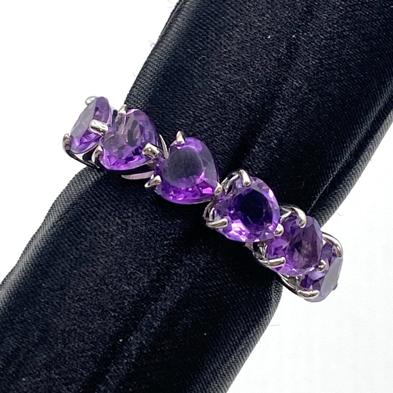Luxury Promise Japan K18WG Amethyst Ring AM 2.50 2.7g US5.25 26-19988-0