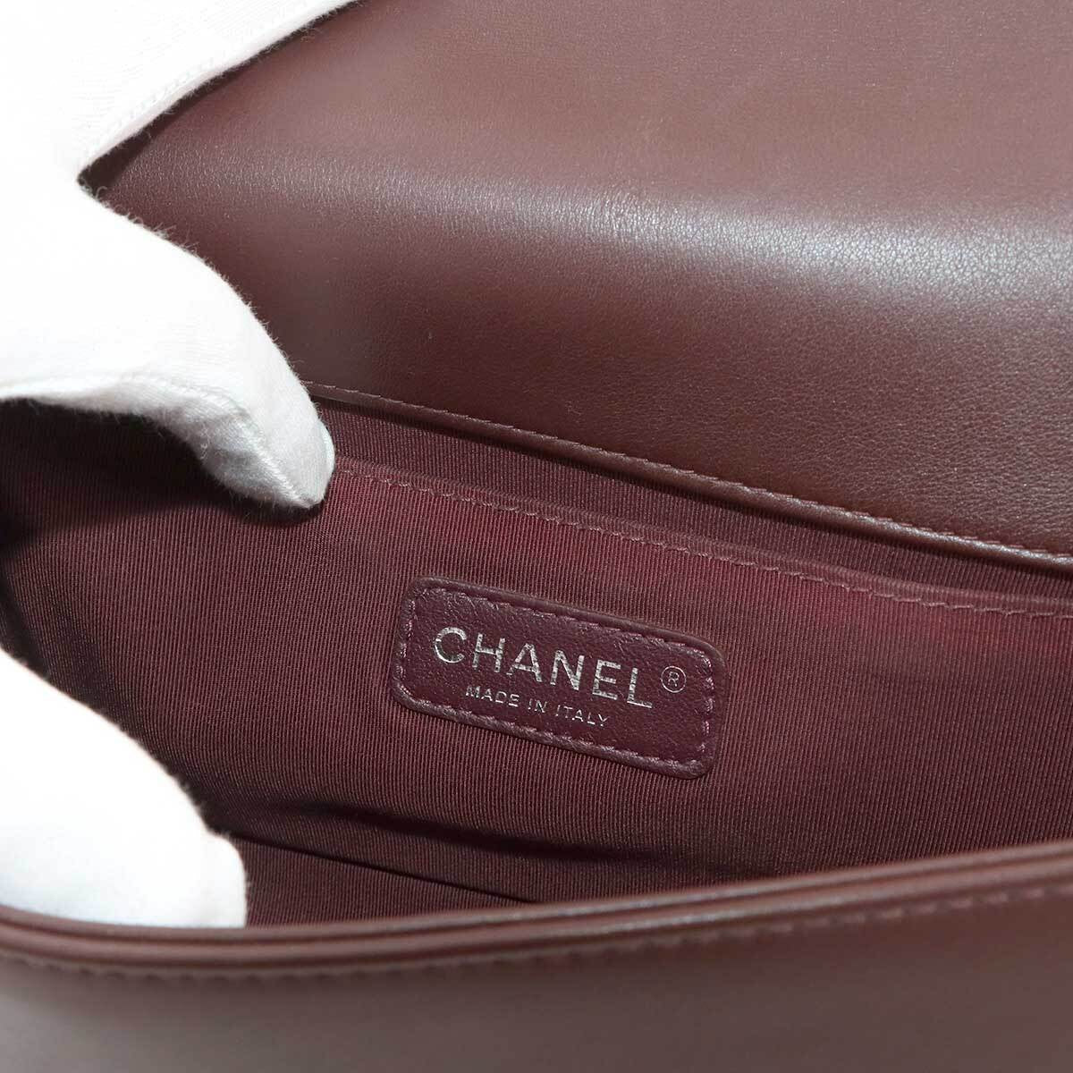 Luxury Promise Japan CHANEL BOY CHANEL Chain Shoulder Bag Leather Bordeaux A67086 Purse 90276908