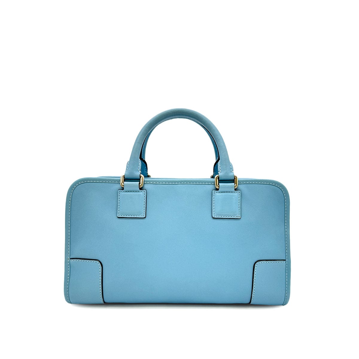 Luxury Promise Japan LOEWE AMAZONA 28 HAND BAG LIGHT BLUE LEATHER 90299317