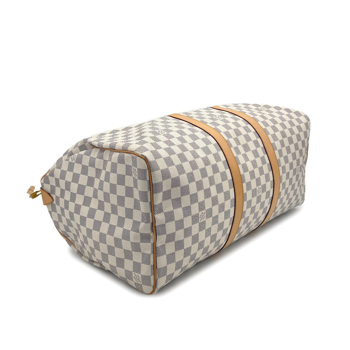 Luxury Promise Japan LOUIS VUITTON DAMIER AZUR KEEPALL 50 LUGGAGE WHITE M41430 90324144