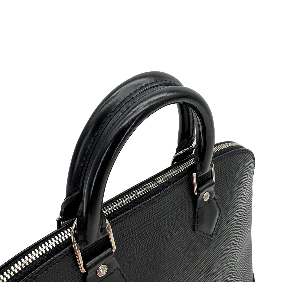 Luxury Promise Japan LOUIS VUITTON EPI ALMA PM HAND BAG NOIR LEATHER M52142 90310270
