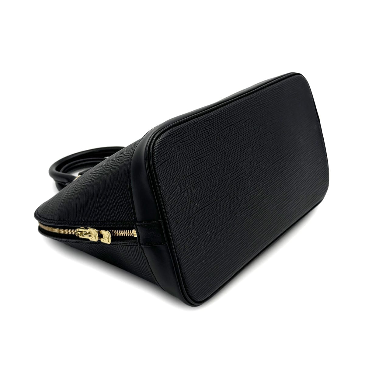 Luxury Promise Japan LOUIS VUITTON EPI ALMA PM HAND SHOULDER BAG NOIR LEATHER M52142 90325332