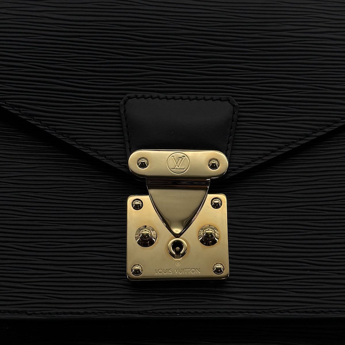 Luxury Promise Japan LOUIS VUITTON EPI MONCEAU HAND SHOULDER BAG NOIR LEATHER M52122 90317185