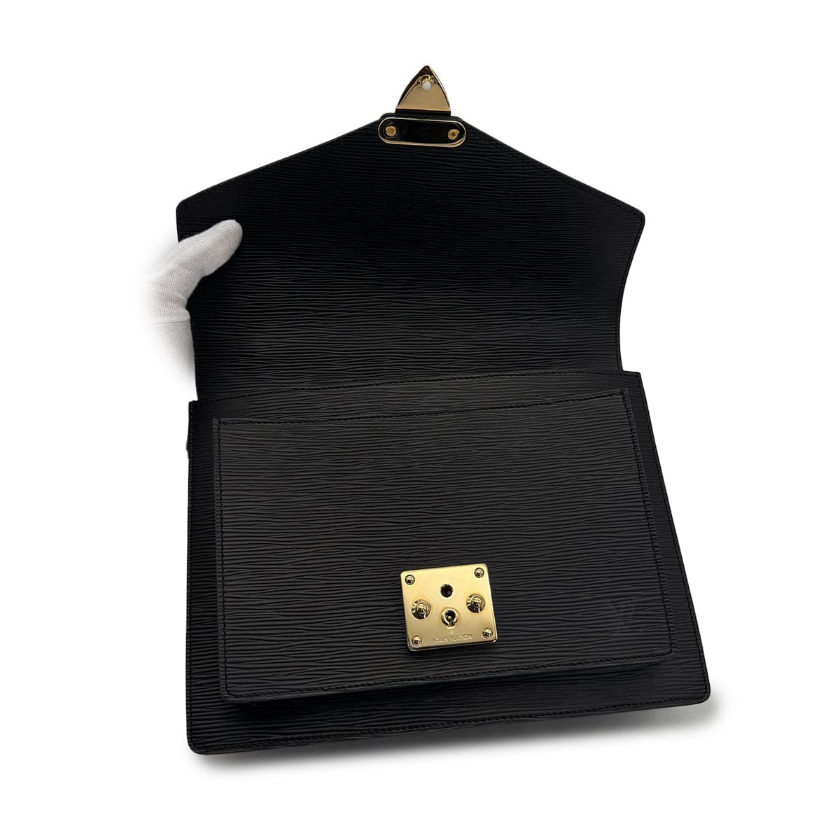 Luxury Promise Japan LOUIS VUITTON EPI MONCEAU HAND SHOULDER BAG NOIR LEATHER M52122 90317185