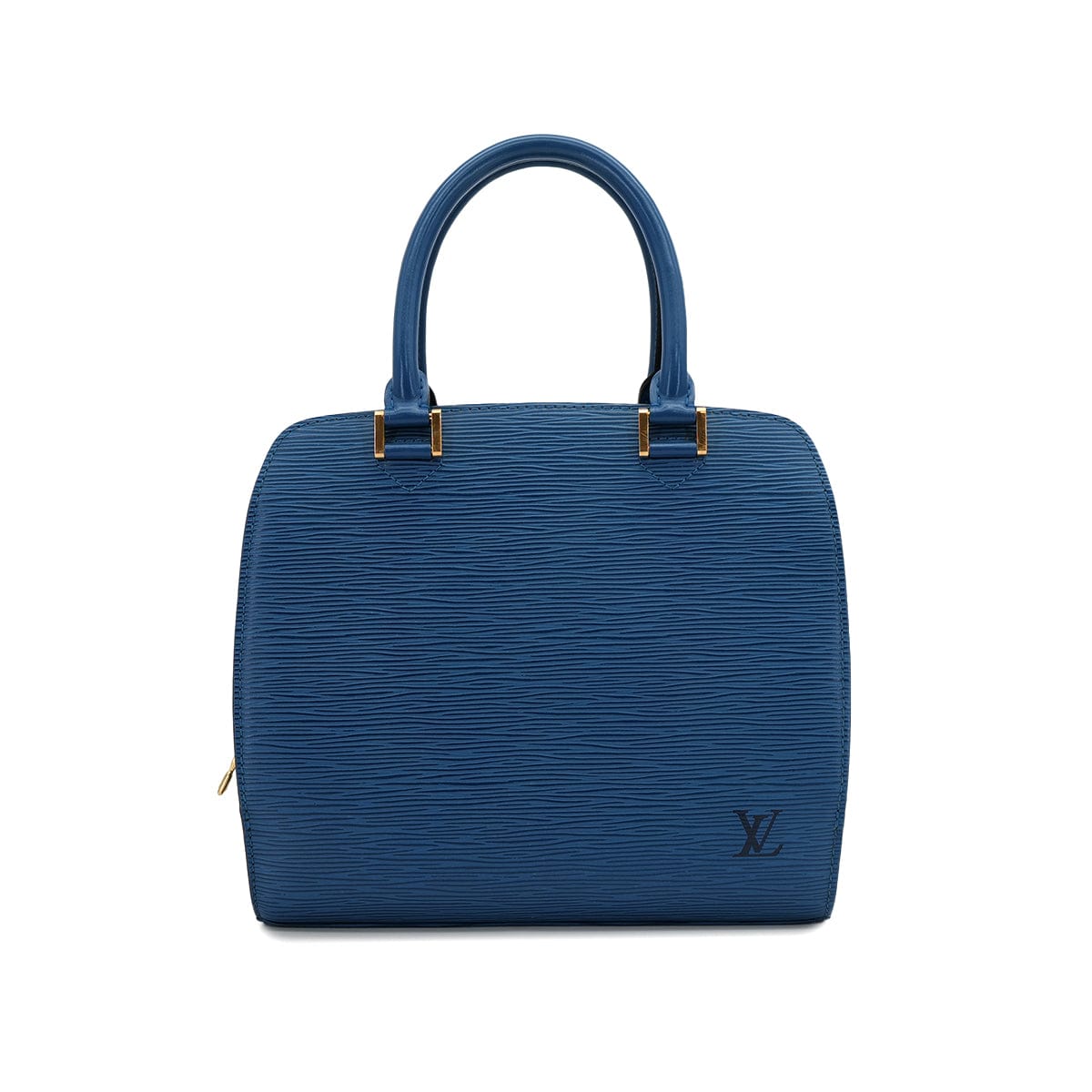 Luxury Promise Japan LOUIS VUITTON EPI PONT NEUF HAND BAG LEATHER TOLEDO BLUE M52055 90317183