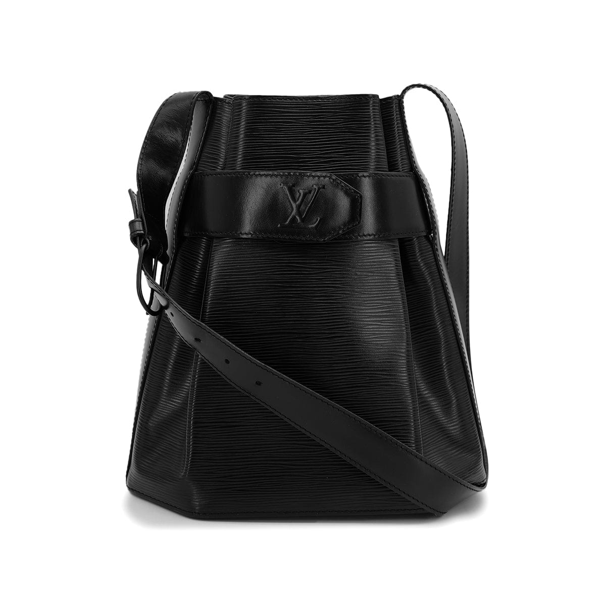 Luxury Promise Japan LOUIS VUITTON EPI SAC D'EPAULE HAND SHOULDER BAG LEATHER NOIR M80157 90312597