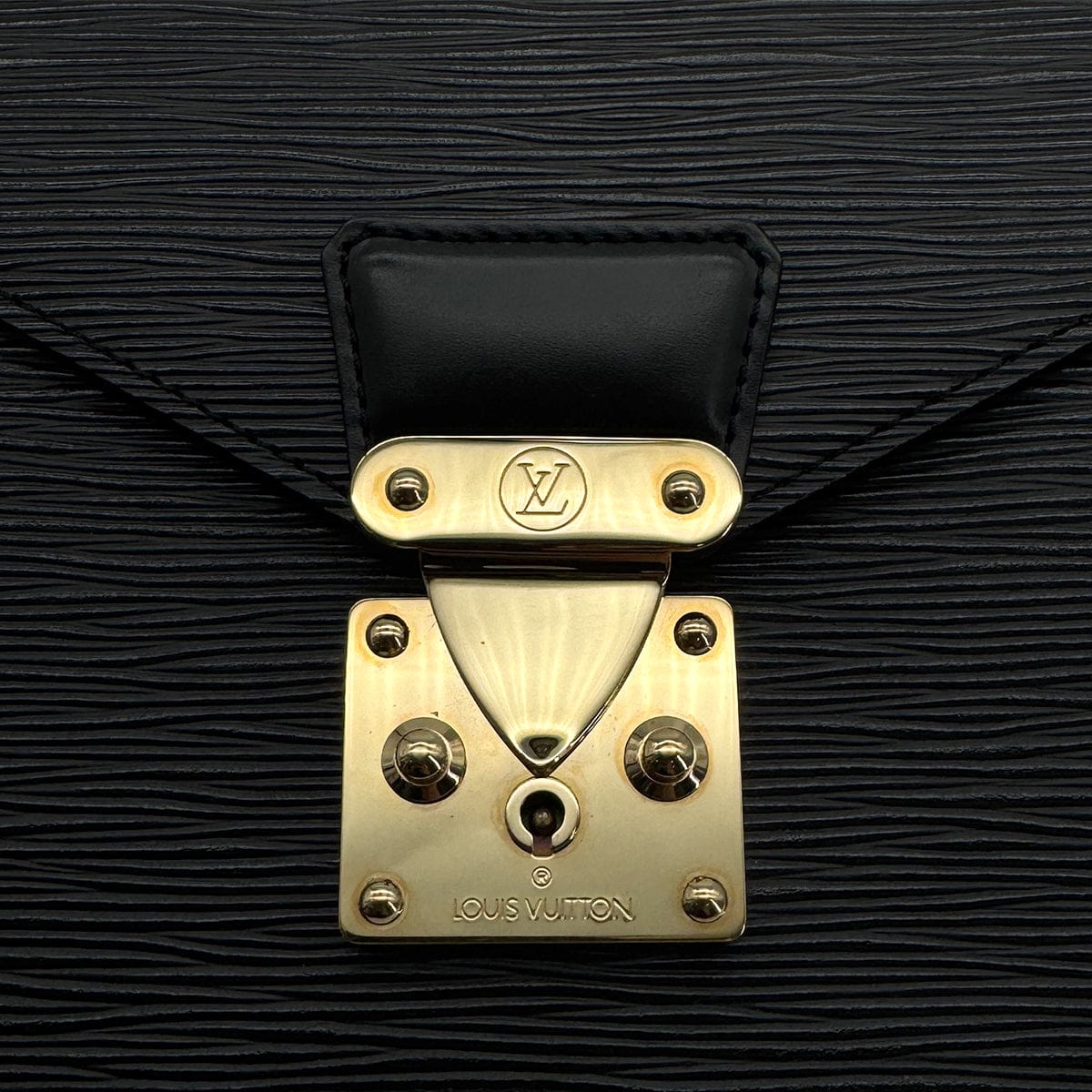 Luxury Promise Japan LOUIS VUITTON EPI SELLIER DRAGONNE CLUTCH BAG NOIR M52612 90325323