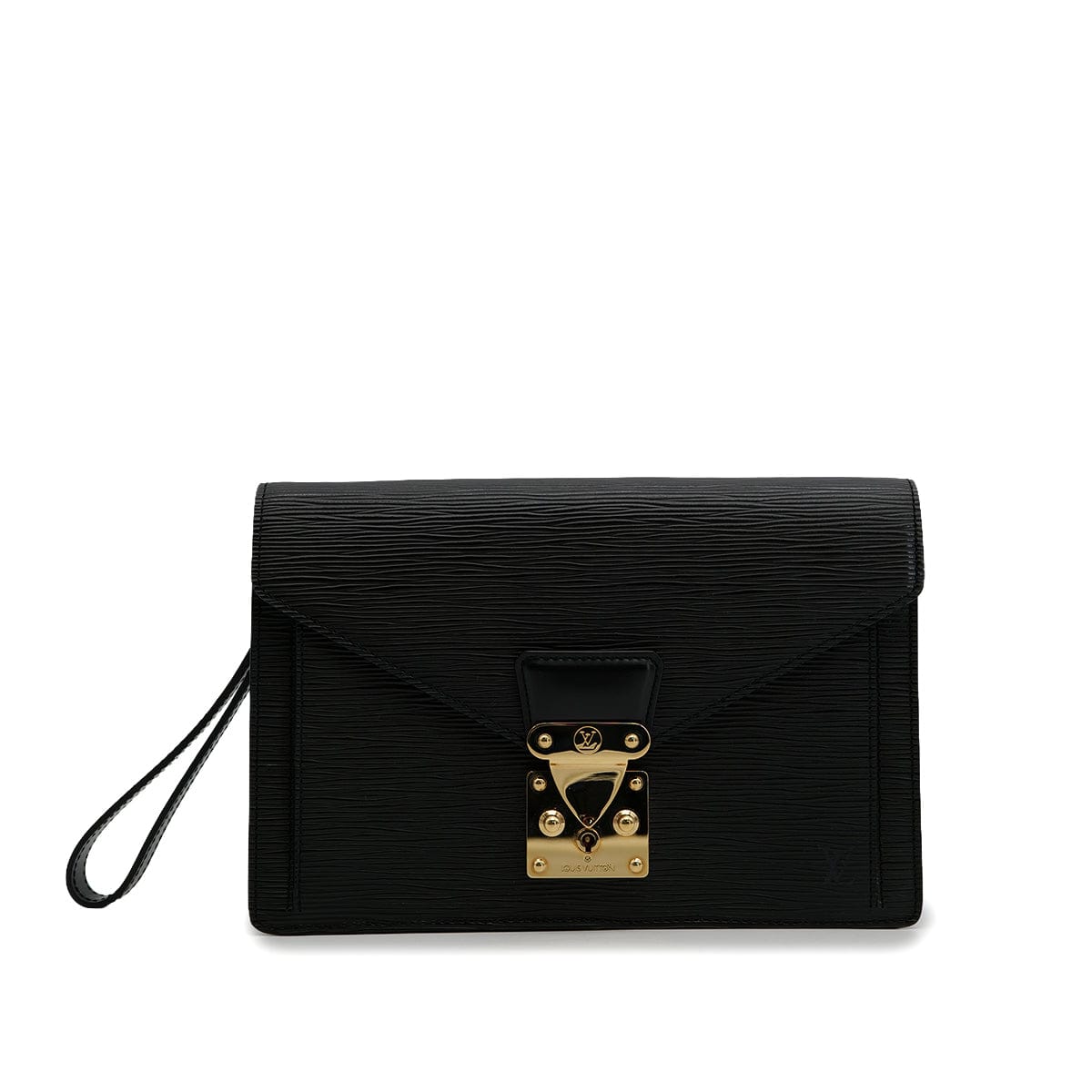 Luxury Promise Japan LOUIS VUITTON EPI SELLIER DRAGONNE CLUTCH BAG NOIR M52612 90325323