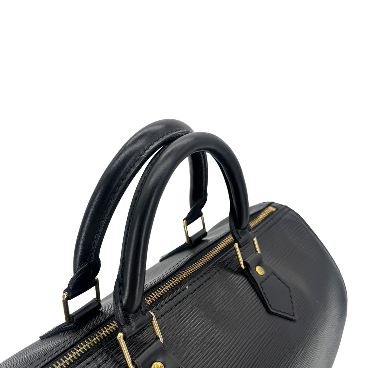Luxury Promise Japan LOUIS VUITTON EPI SPEEDY 30 HAND BAG NOIR LEATHER M59022 90301084
