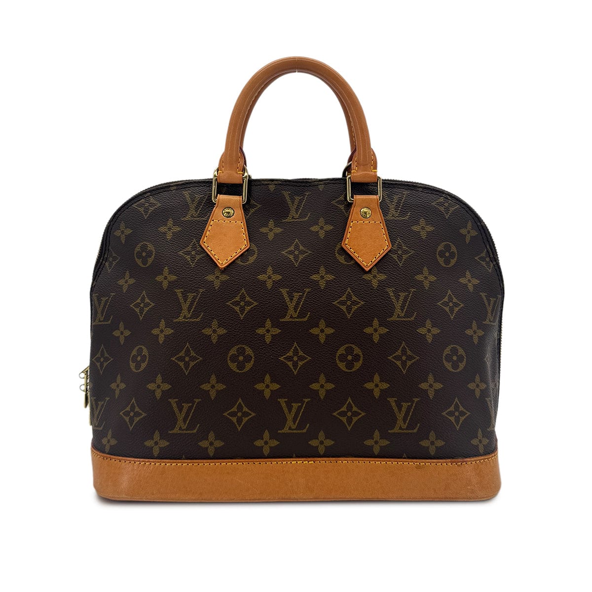 Luxury Promise Japan LOUIS VUITTON MONOGRAM ALMA HAND BAG BROWN MONOGRAM CANVAS M51130 90291868