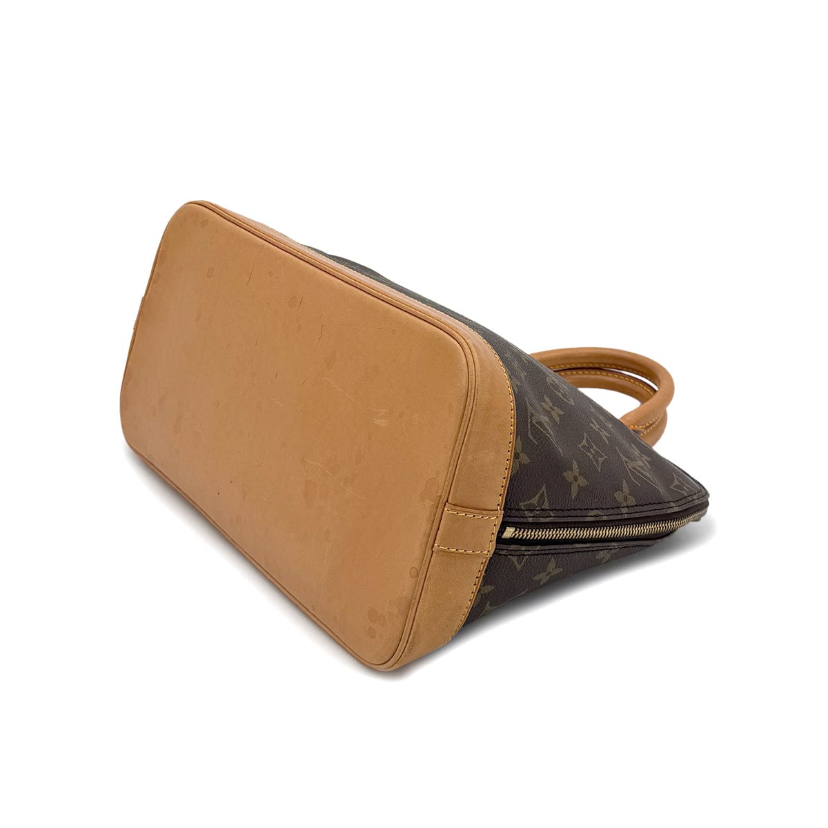 Luxury Promise Japan LOUIS VUITTON MONOGRAM ALMA HAND BAG BROWN MONOGRAM CANVAS M51130 90291868