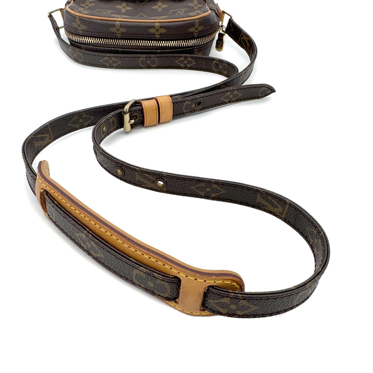 Luxury Promise Japan LOUIS VUITTON MONOGRAM DANUBE SHOULDER BAG BROWN M45266 90299076