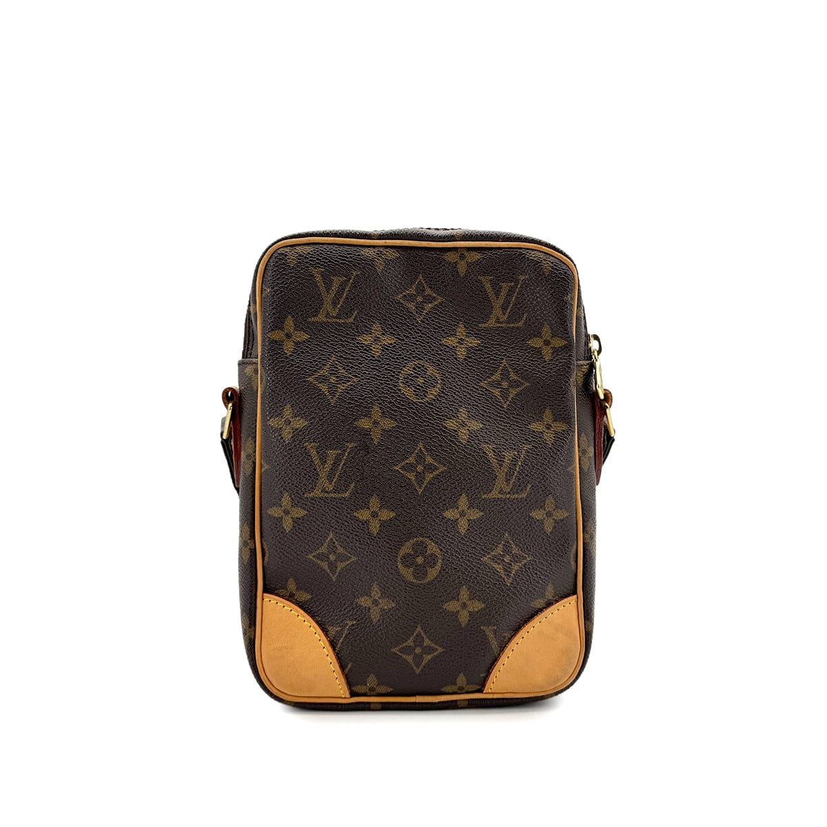 Luxury Promise Japan LOUIS VUITTON MONOGRAM DANUBE SHOULDER BAG BROWN M45266 90299076