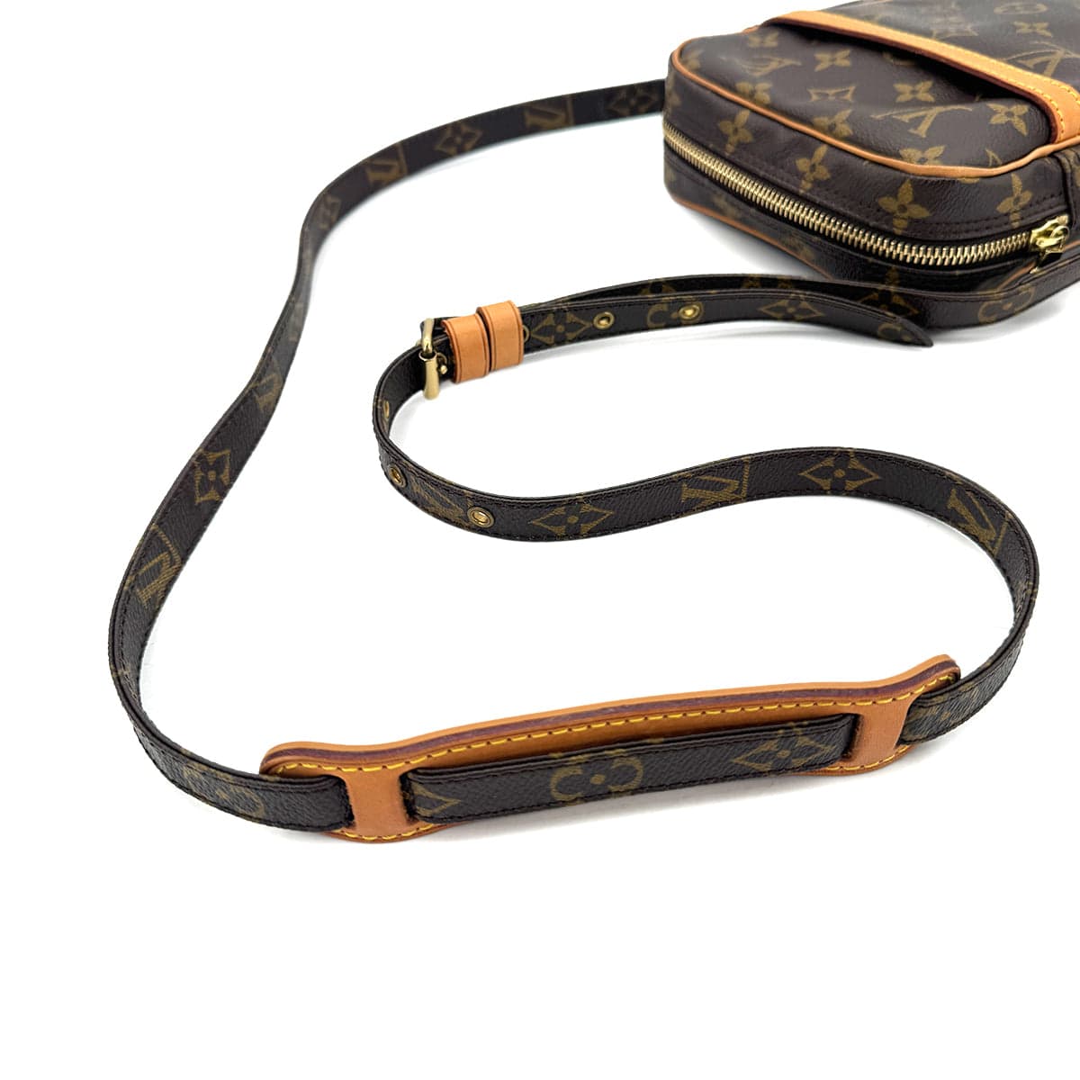 Luxury Promise Japan LOUIS VUITTON MONOGRAM DANUBE SHOULDER BAG BROWN M45266 90301639