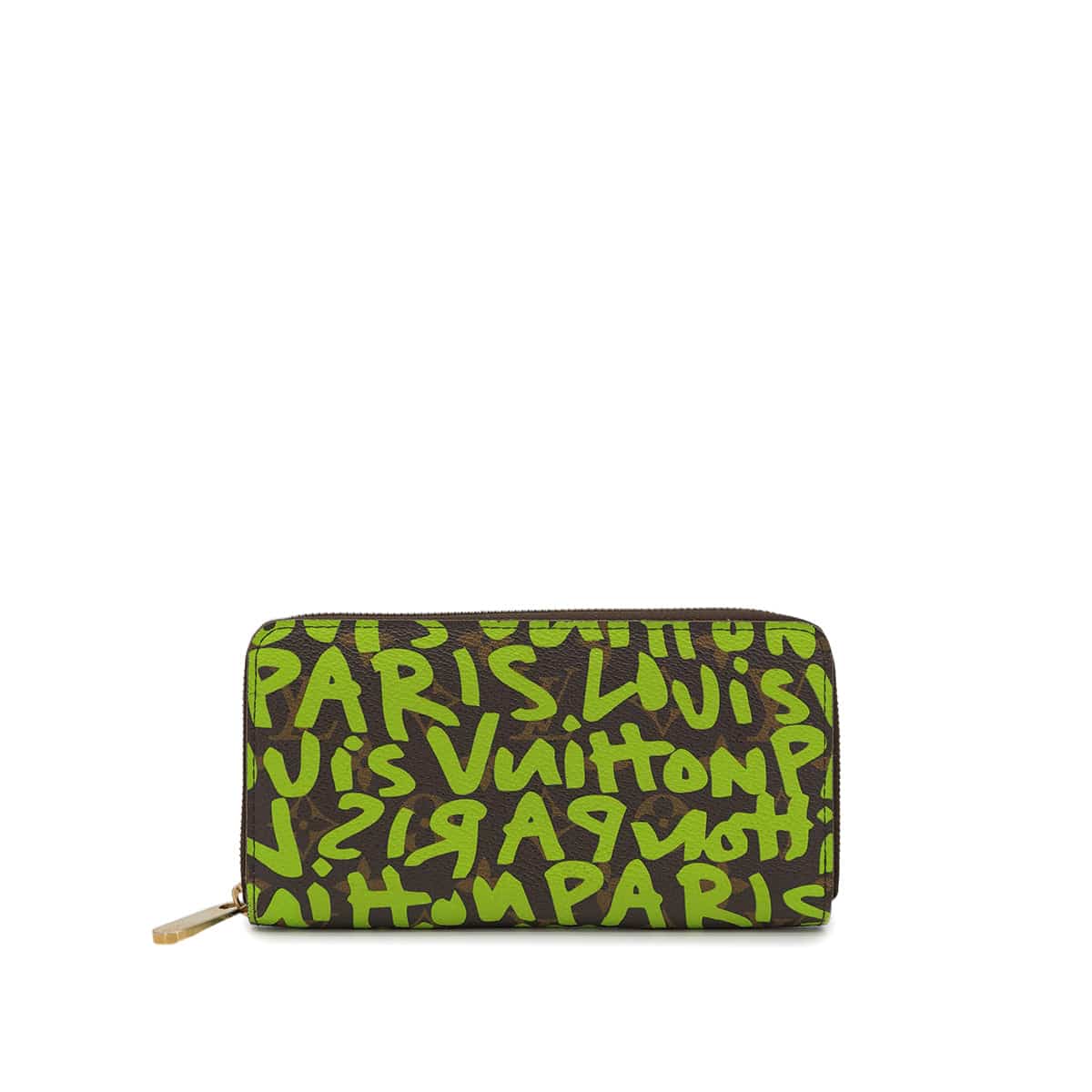Luxury Promise Japan LOUIS VUITTON MONOGRAM GRAFFITI ZIPPY WALLET GREEN M93712 90325344