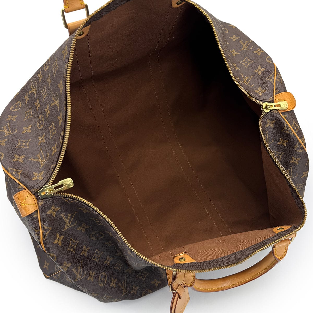 Luxury Promise Japan LOUIS VUITTON MONOGRAM KEEPALL 45 LUGGAGE BROWN M41428 90324137