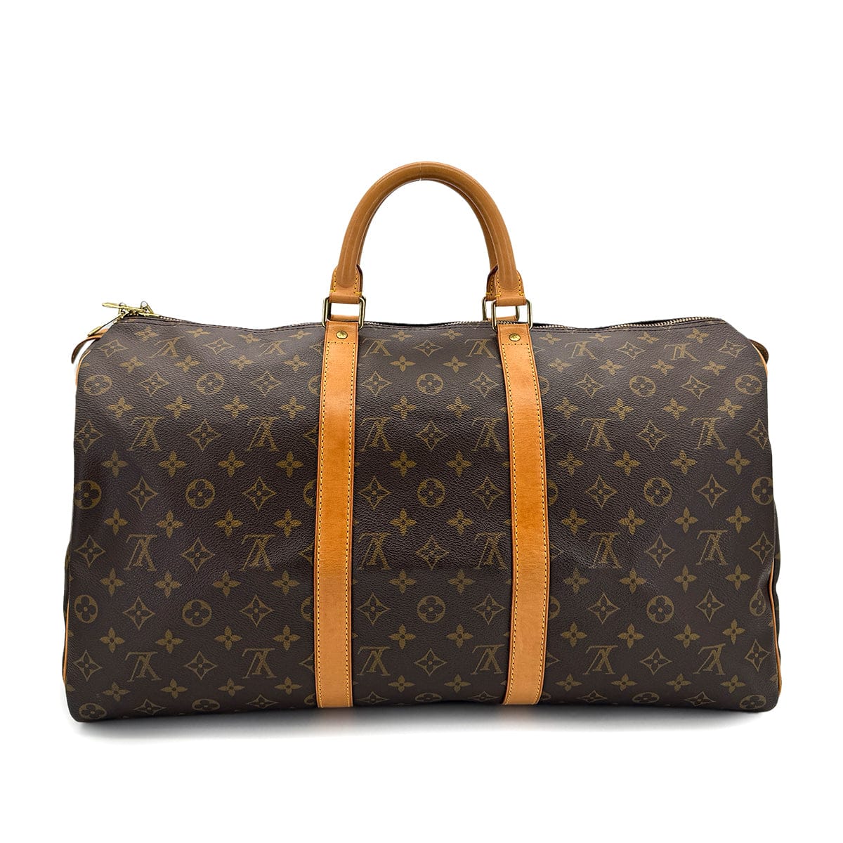 Luxury Promise Japan LOUIS VUITTON MONOGRAM KEEPALL 50 LUGGAGE BROWN M41426 90291866