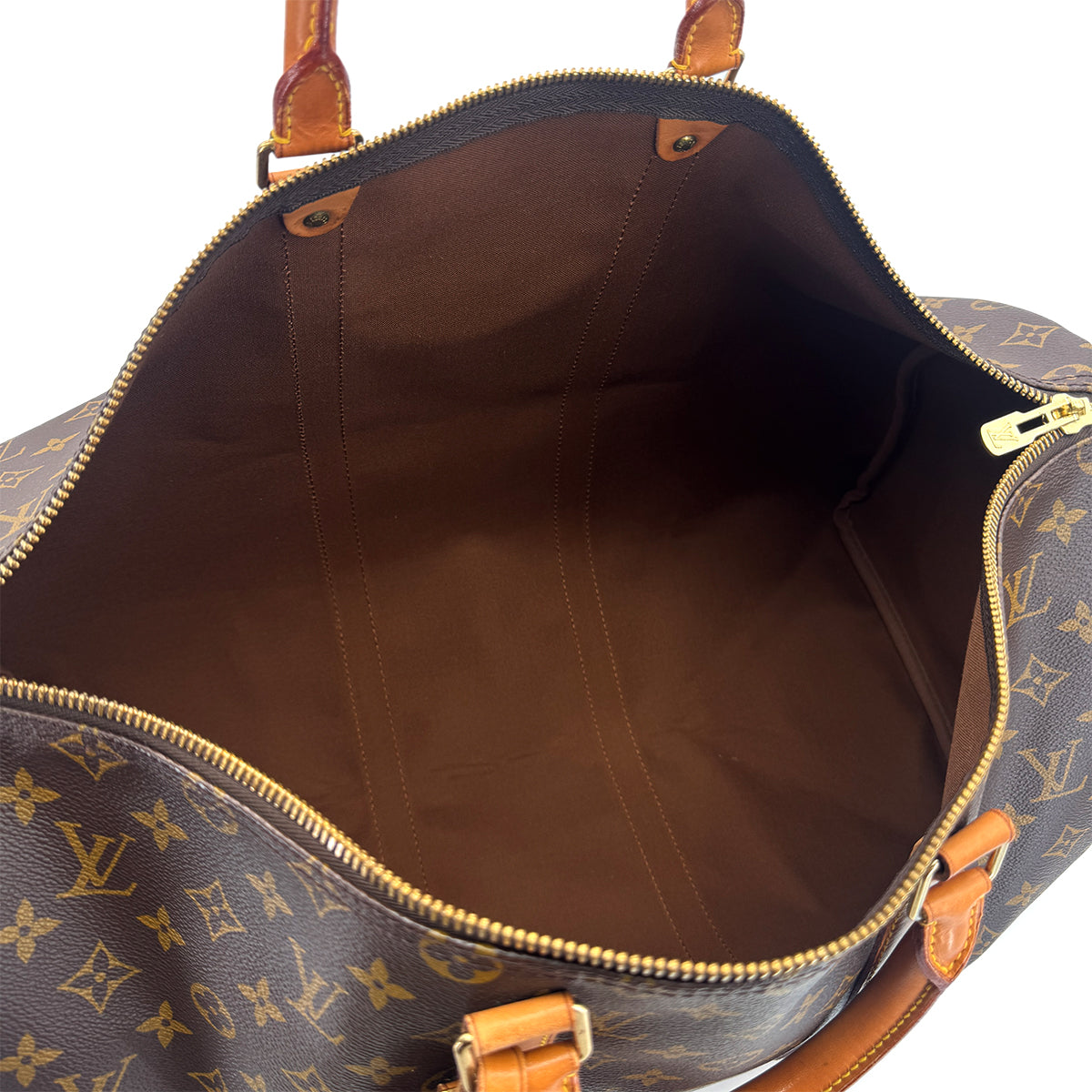 Luxury Promise Japan LOUIS VUITTON MONOGRAM KEEPALL 50 LUGGAGE BROWN M41426 90292059