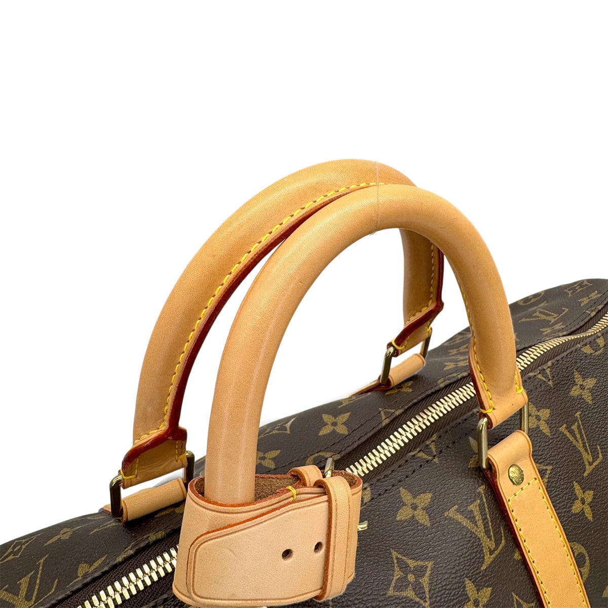 Luxury Promise Japan LOUIS VUITTON MONOGRAM KEEPALL 50 LUGGAGE BROWN M41426 90324138