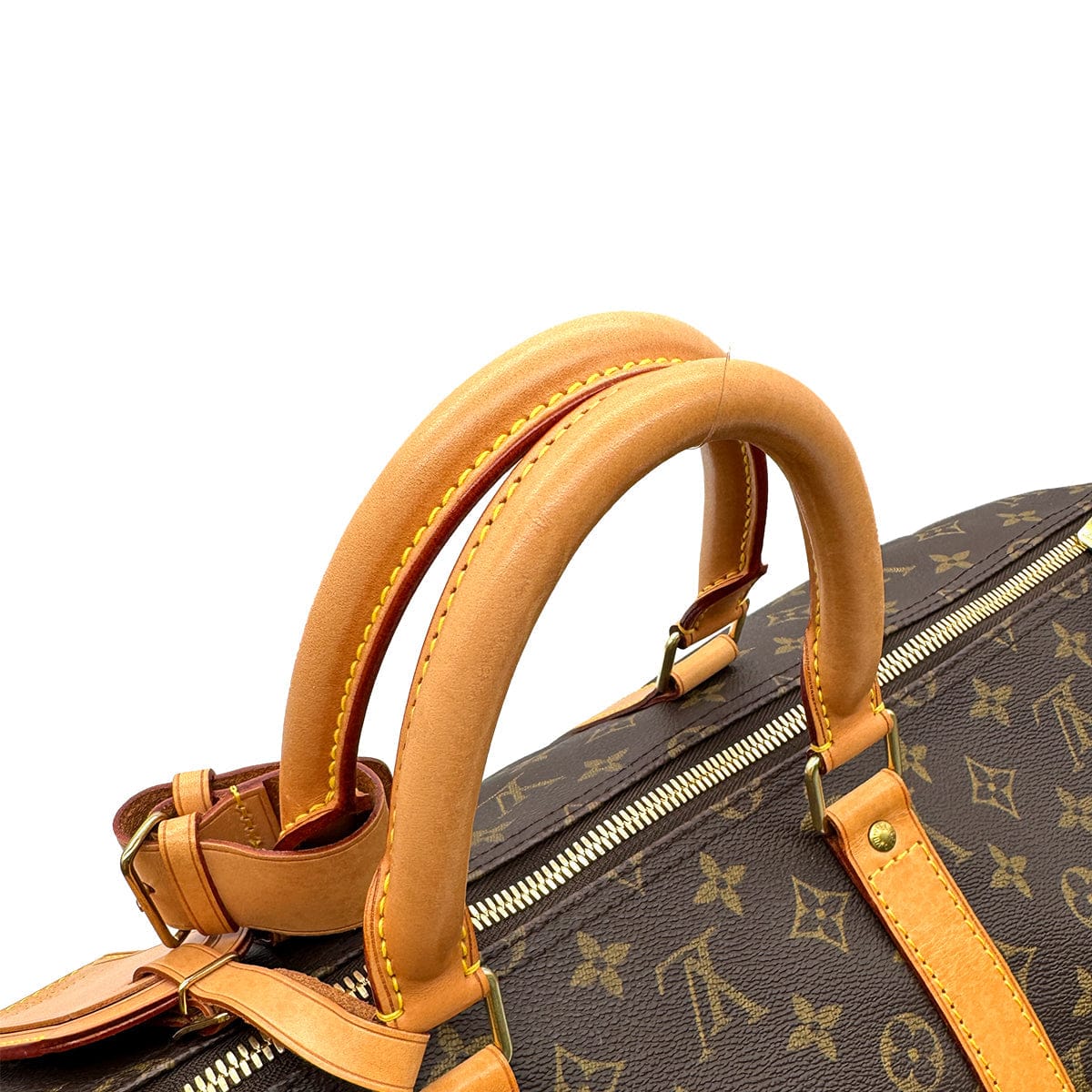 Luxury Promise Japan LOUIS VUITTON MONOGRAM KEEPALL 55 LUGGAGE BROWN M41424 90299815