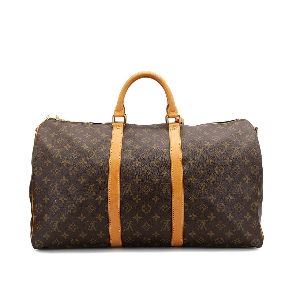 Luxury Promise Japan LOUIS VUITTON MONOGRAM KEEPALL BANDOULIERE 50 LUGGAGE BROWN M41416 90324136