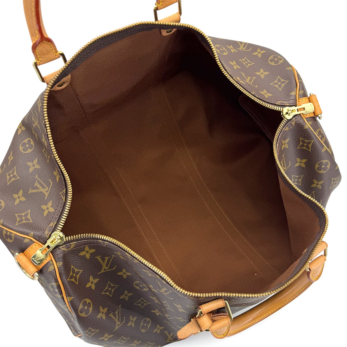 Luxury Promise Japan LOUIS VUITTON MONOGRAM KEEPALL BANDOULIERE 50 LUGGAGE BROWN M41416 90324136
