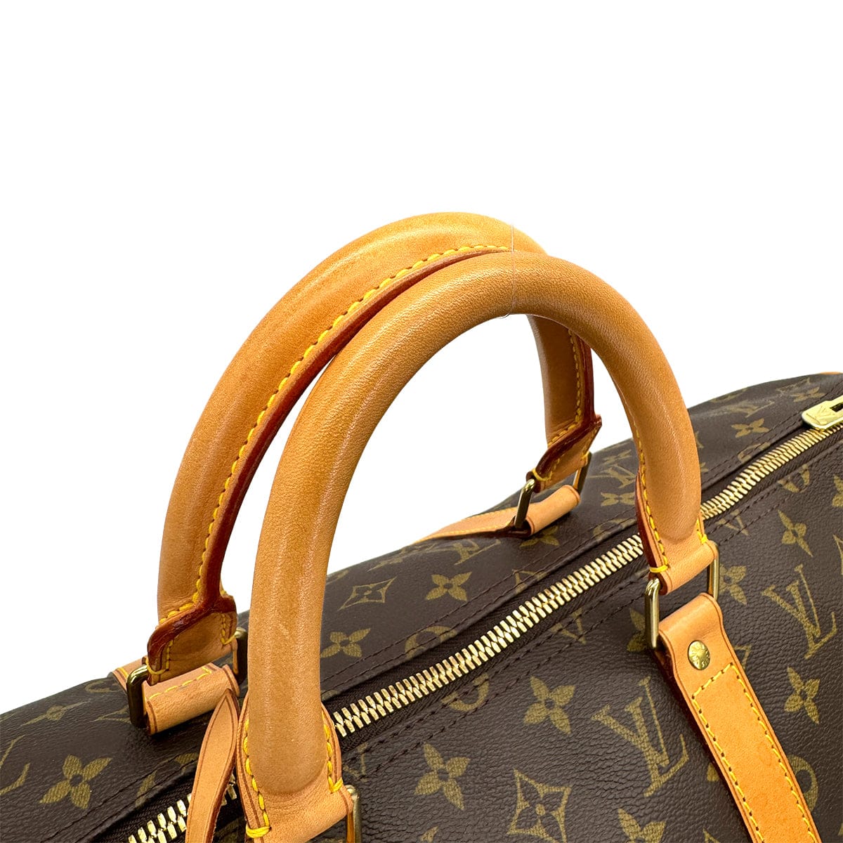 Luxury Promise Japan LOUIS VUITTON MONOGRAM KEEPALL BANDOULIERE 50 LUGGAGE BROWN M41416 90324136