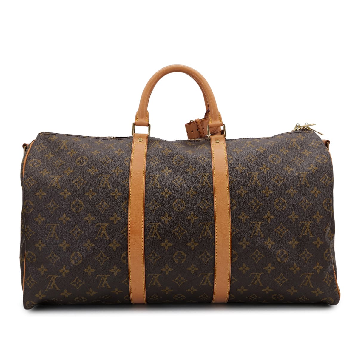 Luxury Promise Japan LOUIS VUITTON MONOGRAM KEEPALL BANDOULIERE 50 LUGGAGE BROWN M41416 90325322