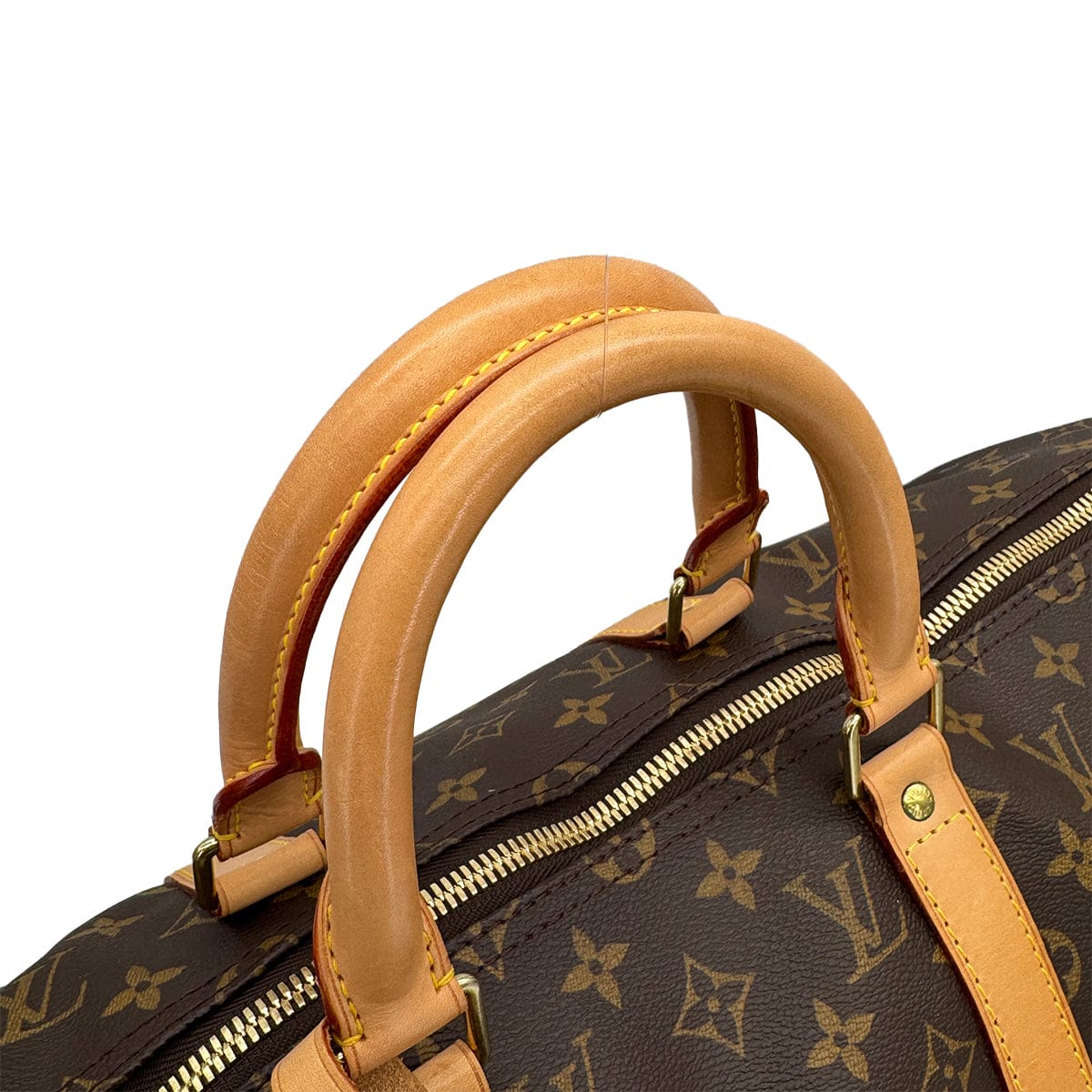 Luxury Promise Japan LOUIS VUITTON MONOGRAM KEEPALL BANDOULIERE 50 LUGGAGE BROWN M41416 90325326