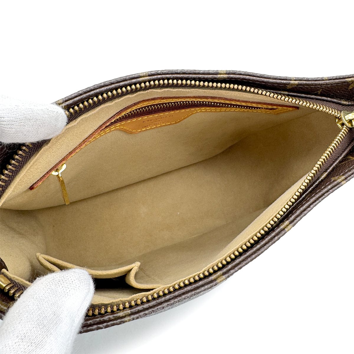 Luxury Promise Japan LOUIS VUITTON MONOGRAM LOOPING MM SHOULDER BAG BROWN M51146 90312579