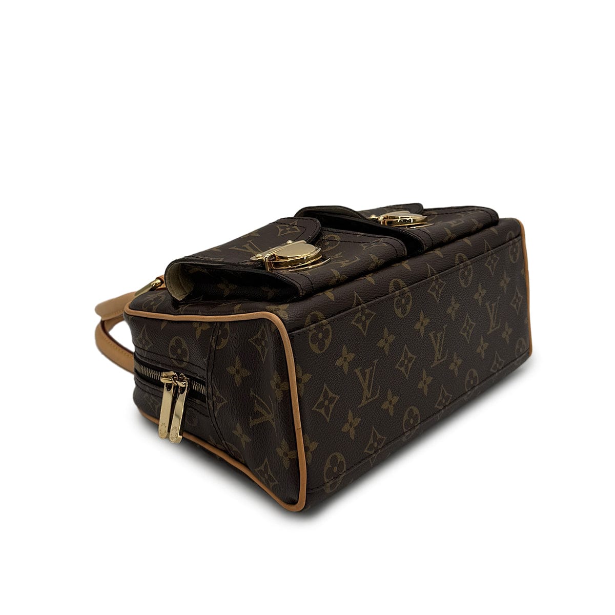 Luxury Promise Japan LOUIS VUITTON MONOGRAM MANHATTAN PM HAND BAG BROWN M40026 90325327