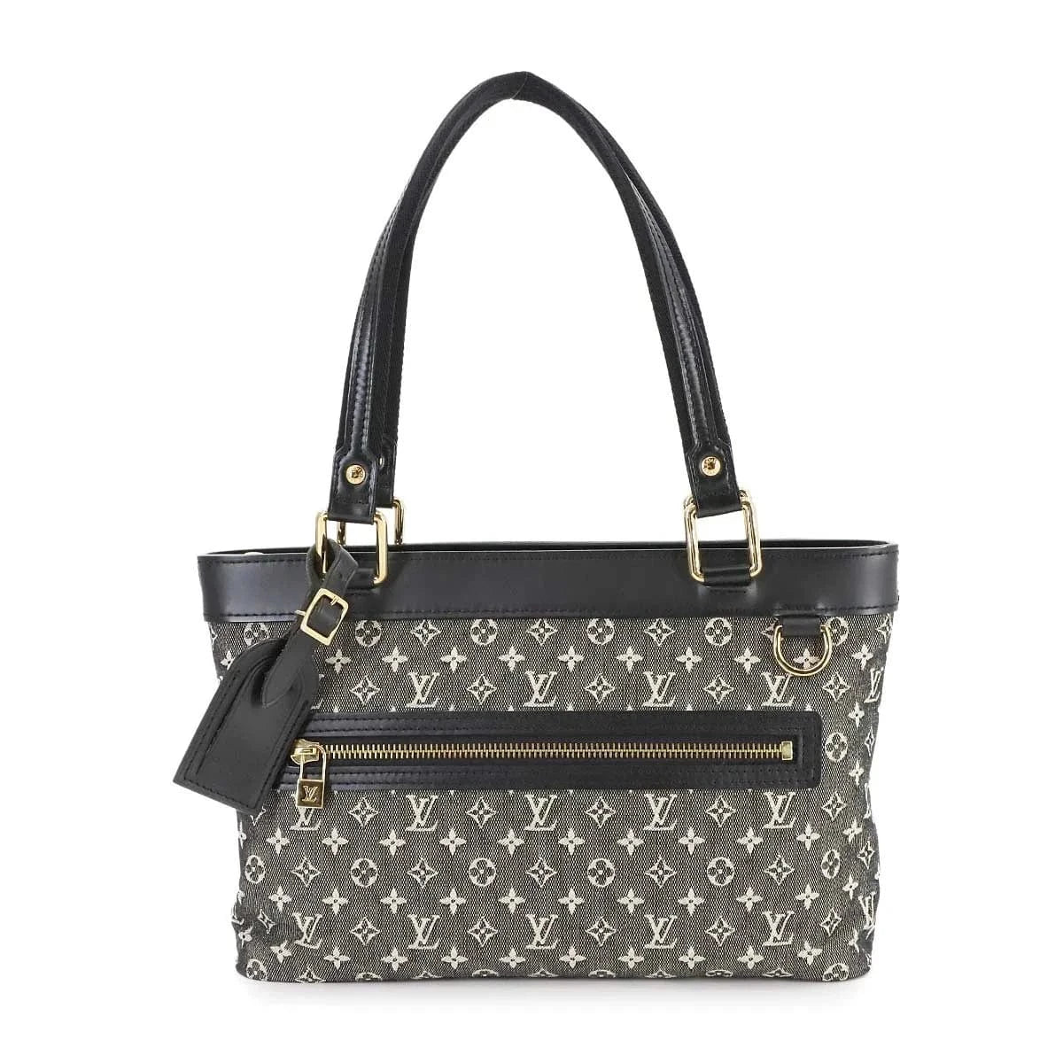 Luxury Promise Japan LOUIS VUITTON Monogram Mini Lucille PM Tote Bag Canvas Noir M92610 90286305