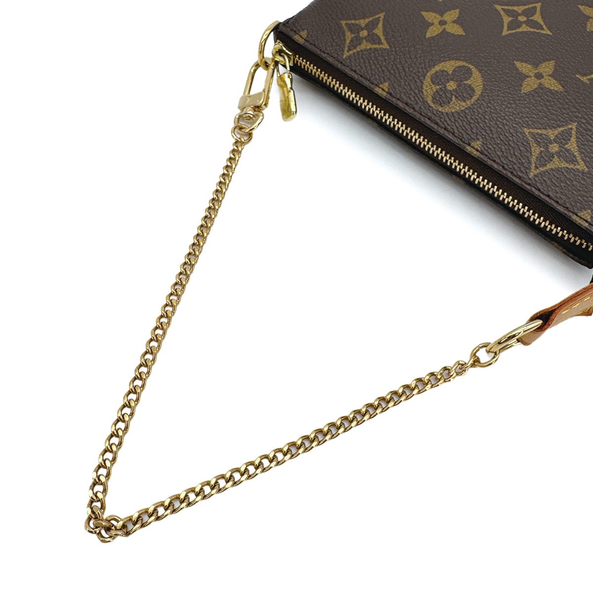 Luxury Promise Japan LOUIS VUITTON MONOGRAM MINI POCHETTE ACCESSOIRES HAND BAG BROWN M58009 90312589