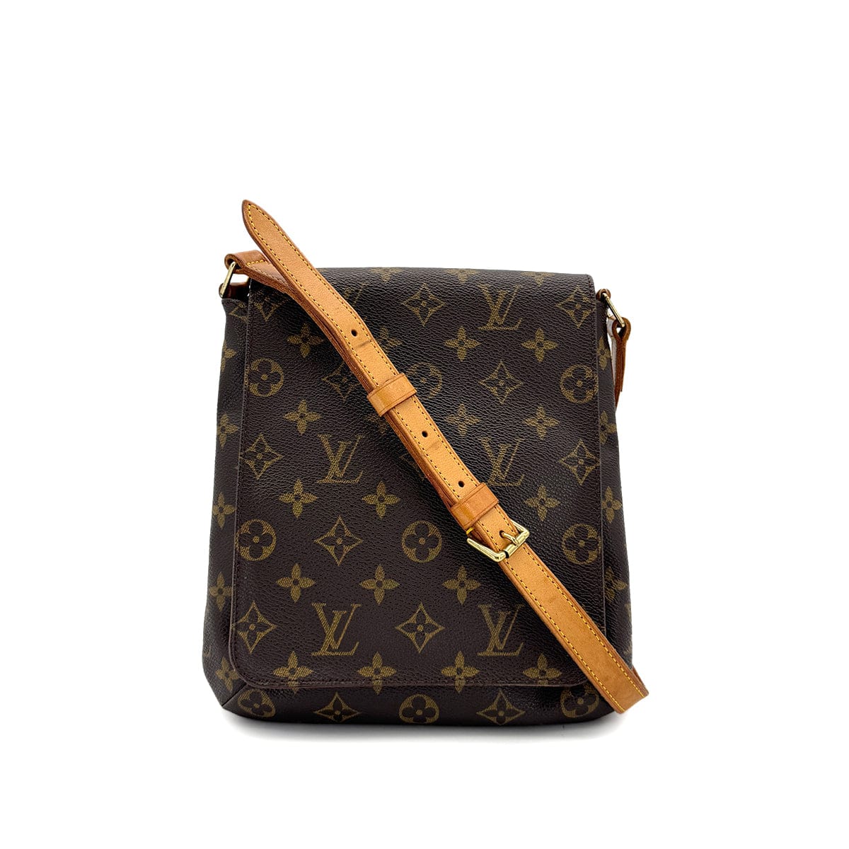 Luxury Promise Japan LOUIS VUITTON MONOGRAM MUSETTE SALSA SHORT SHOULDER BAG BROWN M51258 90291863