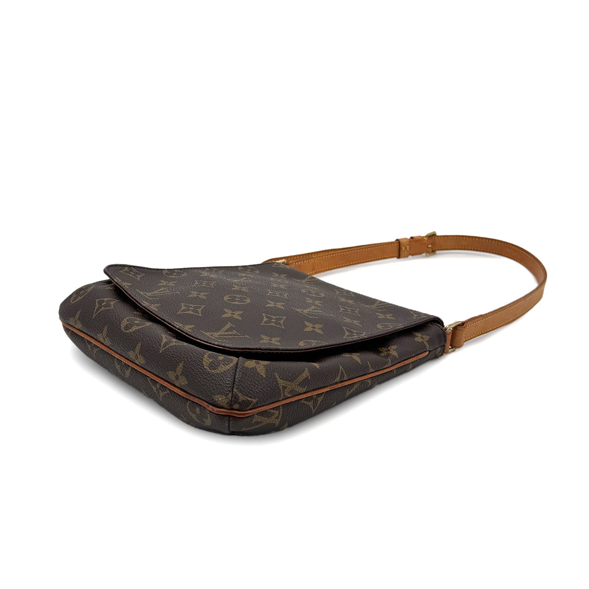 Luxury Promise Japan LOUIS VUITTON MONOGRAM MUSETTE SALSA SHORT SHOULDER BAG BROWN M51258 90291863