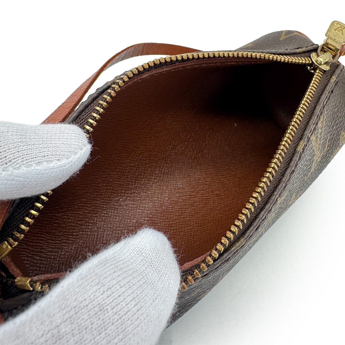 Luxury Promise Japan LOUIS VUITTON MONOGRAM PAPILLON POACH HAND BAG BROWN 90311966