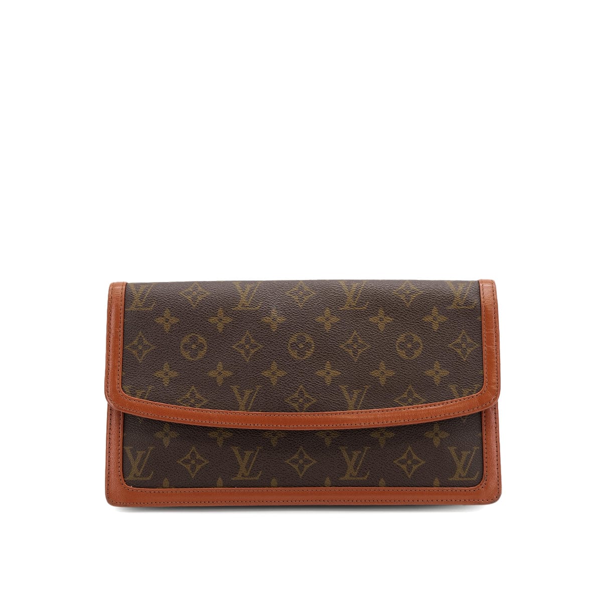 Luxury Promise Japan LOUIS VUITTON MONOGRAM POCHETTE DAME GM CLUTCH BAG BROWN M51810 90312568