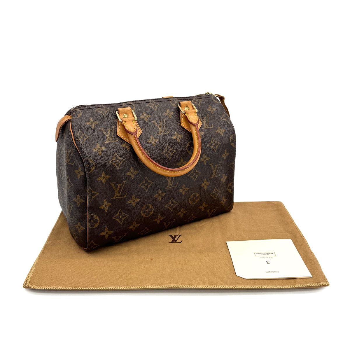 Luxury Promise Japan LOUIS VUITTON MONOGRAM SPEEDY 25 HAND BAG BROWN M41109 90312575