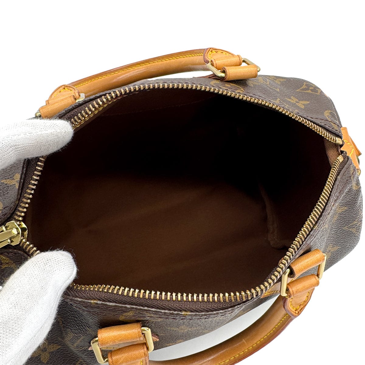 Luxury Promise Japan LOUIS VUITTON MONOGRAM SPEEDY 25 HAND BAG BROWN M41109 90312575