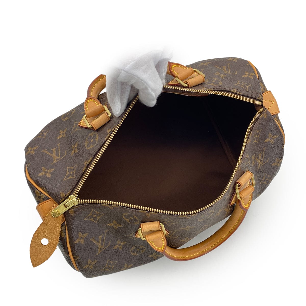 Luxury Promise Japan LOUIS VUITTON MONOGRAM SPEEDY 30 HAND BAG BROWN M41526 90299302