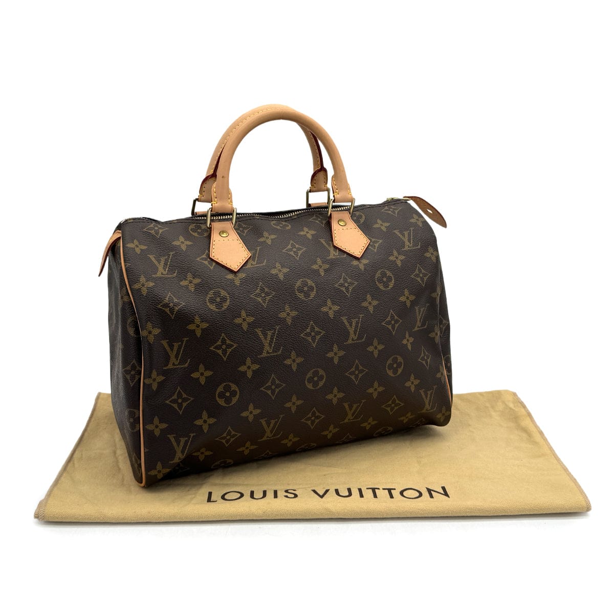 Luxury Promise Japan LOUIS VUITTON MONOGRAM SPEEDY 30 HAND BAG BROWN M41526 90321157