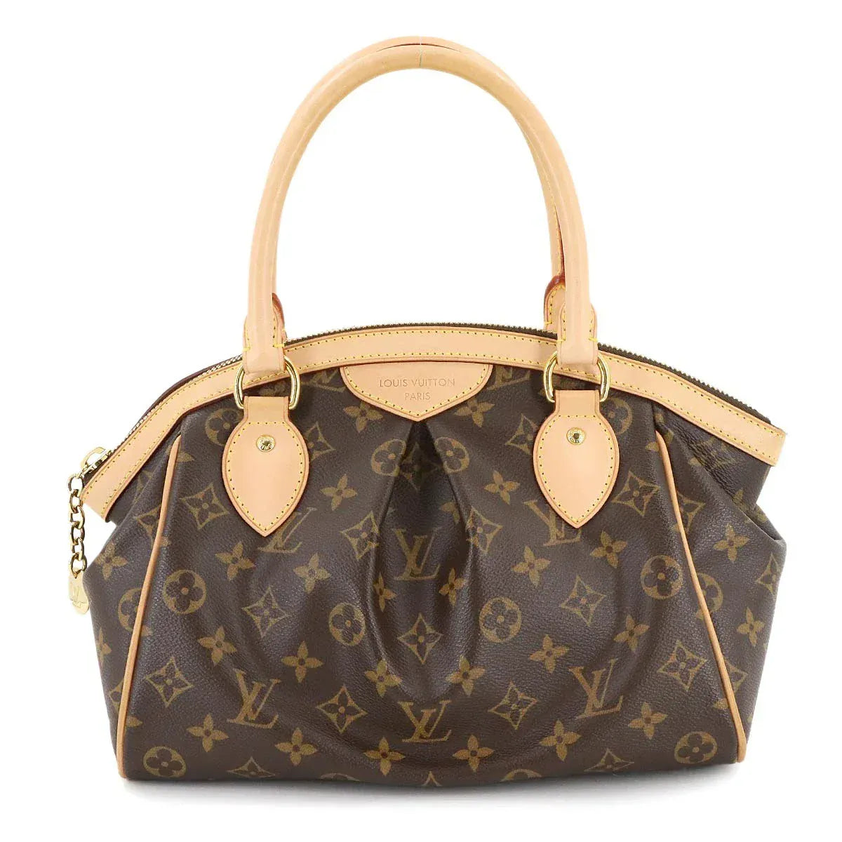 Luxury Promise Japan LOUIS VUITTON Monogram Tivoli PM Hand Bag Brown M40143 Purse 90285393