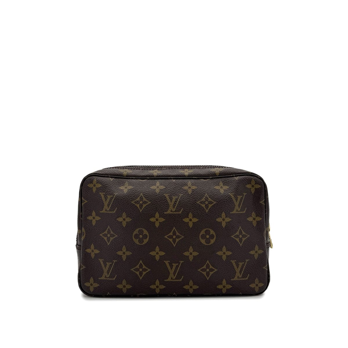 Luxury Promise Japan LOUIS VUITTON MONOGRAM TROUSSE TOILETTE 23 CLUTCH BAG BROWN M47524 90298702