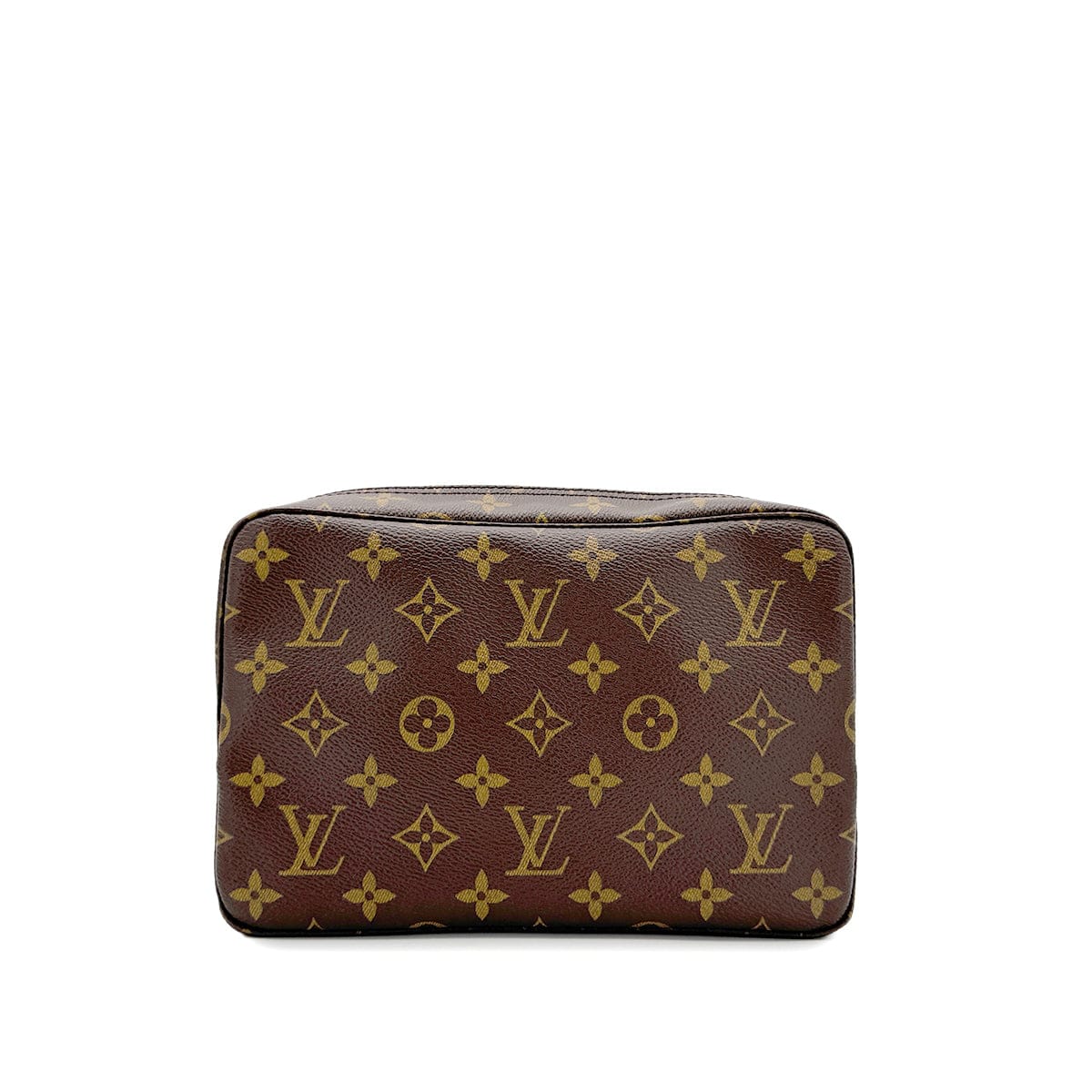 Luxury Promise Japan LOUIS VUITTON MONOGRAM TROUSSE TOILETTE 23 CLUTCH BAG BROWN M47524 90298711